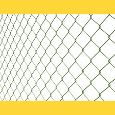 Chain link fence 60/2,50-1,65/200/25m / PVC BND / ZN+PVC6005