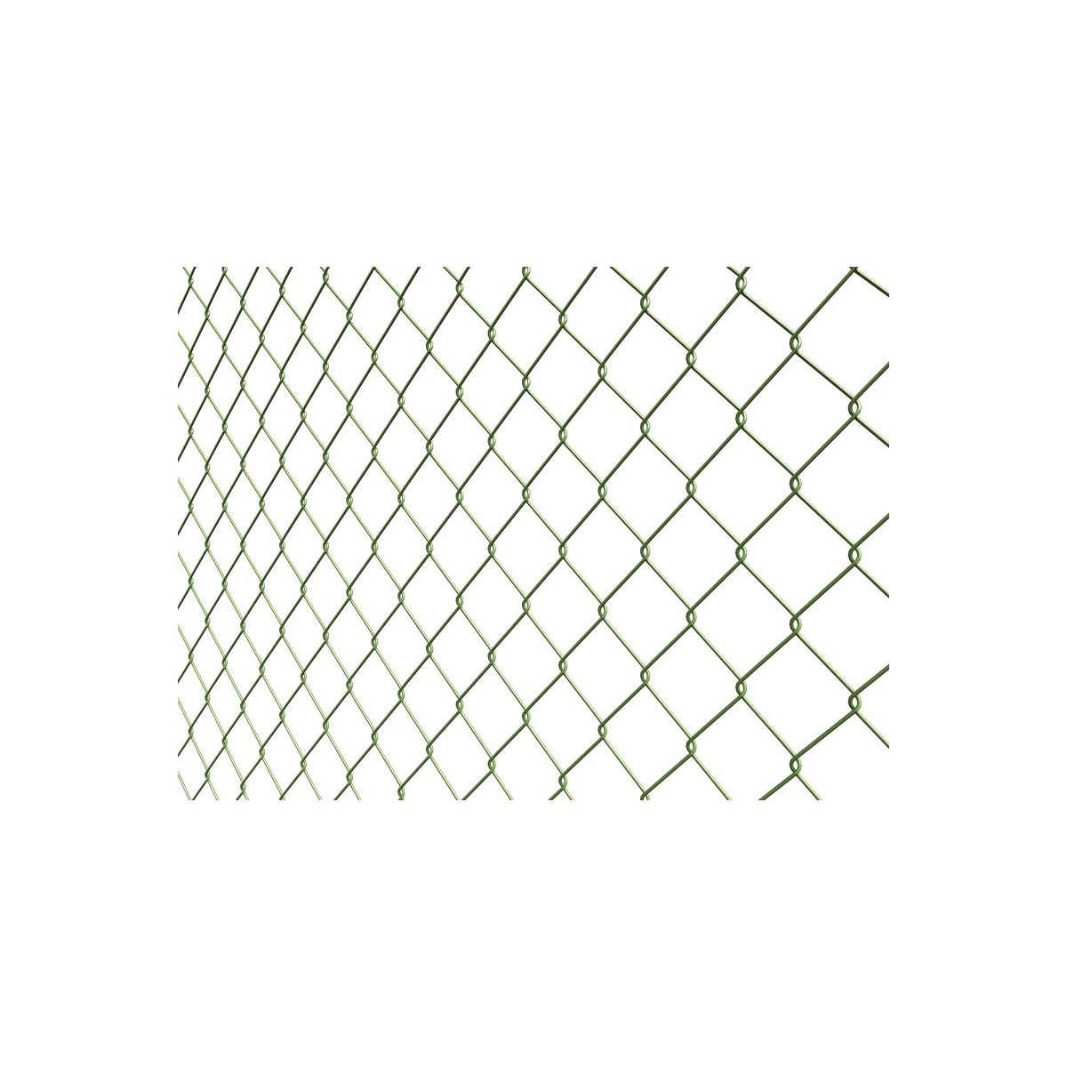 Chain link fence 50/2,50-1,65/125/25m / PVC KOMPAKT / ZN+PVC6005