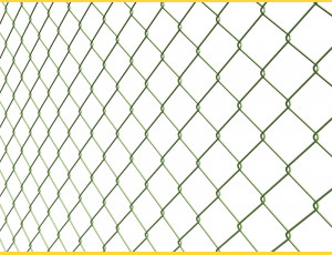 Chain link fence 50/3,00-1,90/150/20m / PVC KOMPAKT / ZN+PVC6005