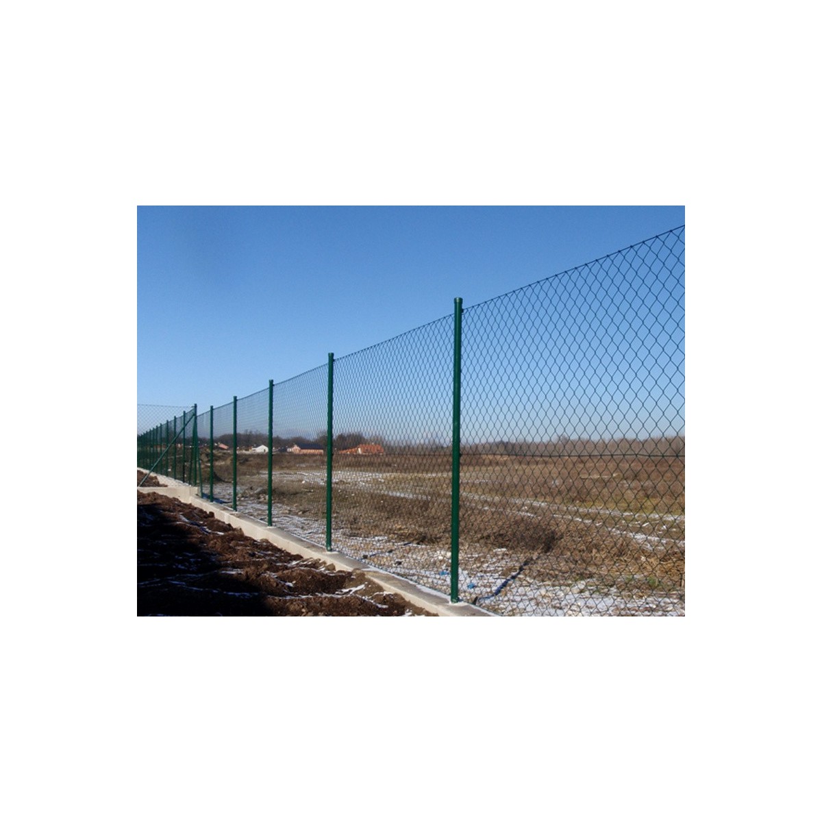 PVC coated post (BPL) 48x1,50x2500 / ZN+PVC6005