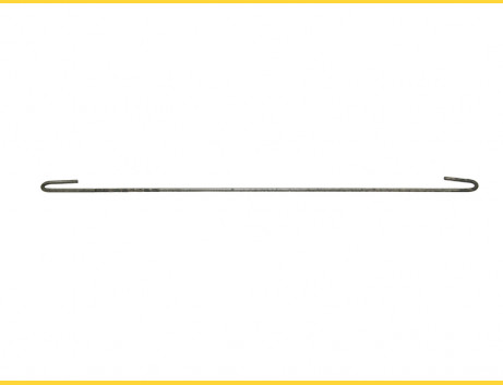 Draw rods 3,90mm x 100cm / ZN+AL