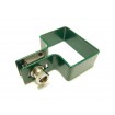Panel clip for post 60x40mm / 5mm / ending / ZN+PVC6005