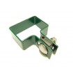 Panel clip for post 60x40mm / 5mm / ending / ZN+PVC6005
