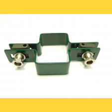 Panel clip for post 60x40mm / 4mm / continuous / ZN+PVC6005