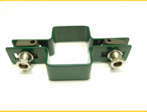 Panel clip for post 60x40mm / 5mm / continuous / ZN+PVC6005