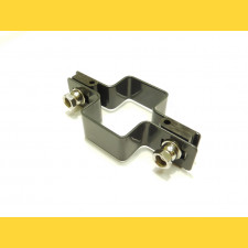 Panel clip for post 60x40mm / 5mm / continuous / ZN+PVC7016