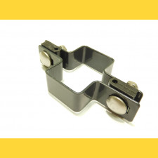 Panel clip for post 60x40mm / 5mm / continuous / ZN+PVC7016