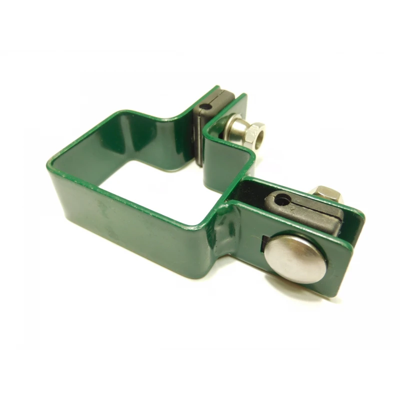 Panel clip for post 60x40mm / 4mm / corner / ZN+PVC6005