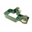 Panel clip for post 60x40mm / 4mm / corner / ZN+PVC6005