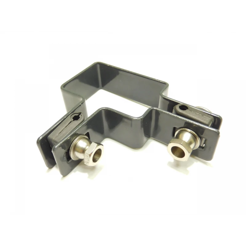 Panel clip for post 60x40mm / 4mm / corner / ZN+PVC7016