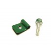Příchytka L-CLIP / ZN+PVC6005 / komplet se šroubem