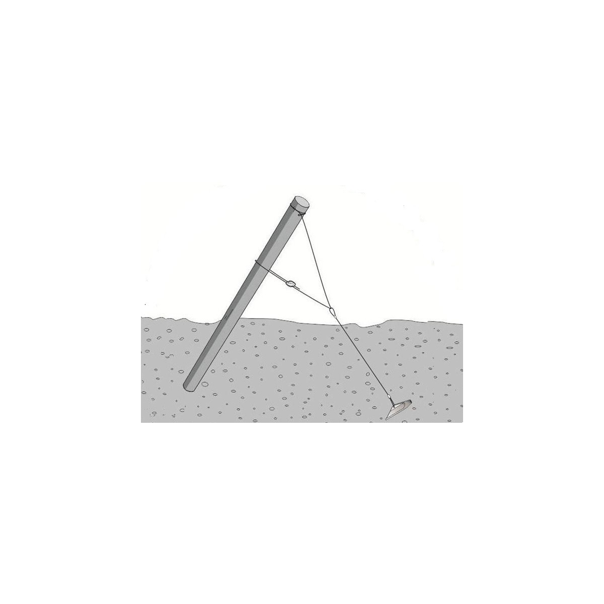 Bump anchor Gripple Anchor 3, cord 3,0mm x 1,0m/width 117mm