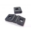 Vymezovač PVC na příchytku / 4mm / černý / (bal. 10ks)