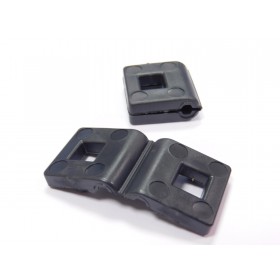 Vymezovač PVC na příchytku / 5mm / černý / (bal. 10ks)