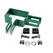 Panel clip for post 60x40mm / 4mm / corner / ZN+PVC6005