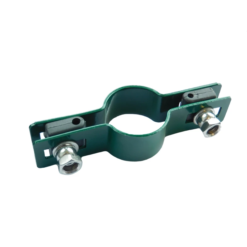 Příchytka panelu na sloup 48mm / 4mm / průběžná / ZN+PVC6005