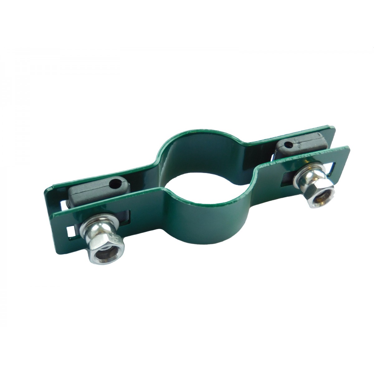 Příchytka panelu na sloup 48mm / 4mm / průběžná / ZN+PVC6005