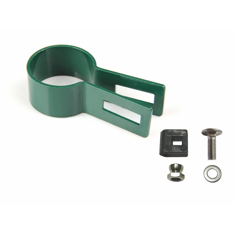 Panel clip for post 48mm / 5mm / ending / ZN+PVC6005