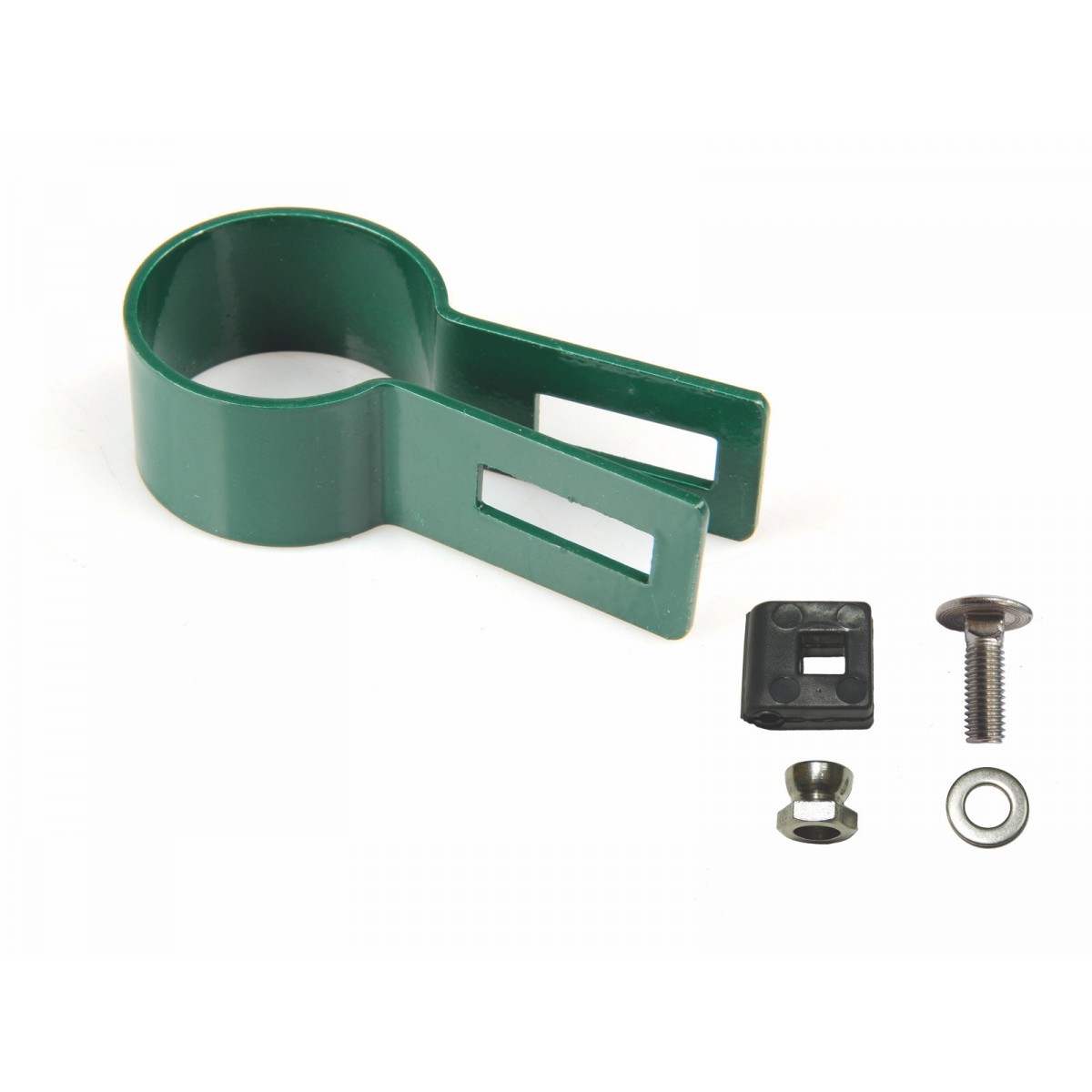 Panel clip for post 48mm / 5mm / ending / ZN+PVC6005