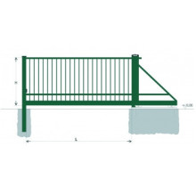 Self holding sliding gates SPECIAL